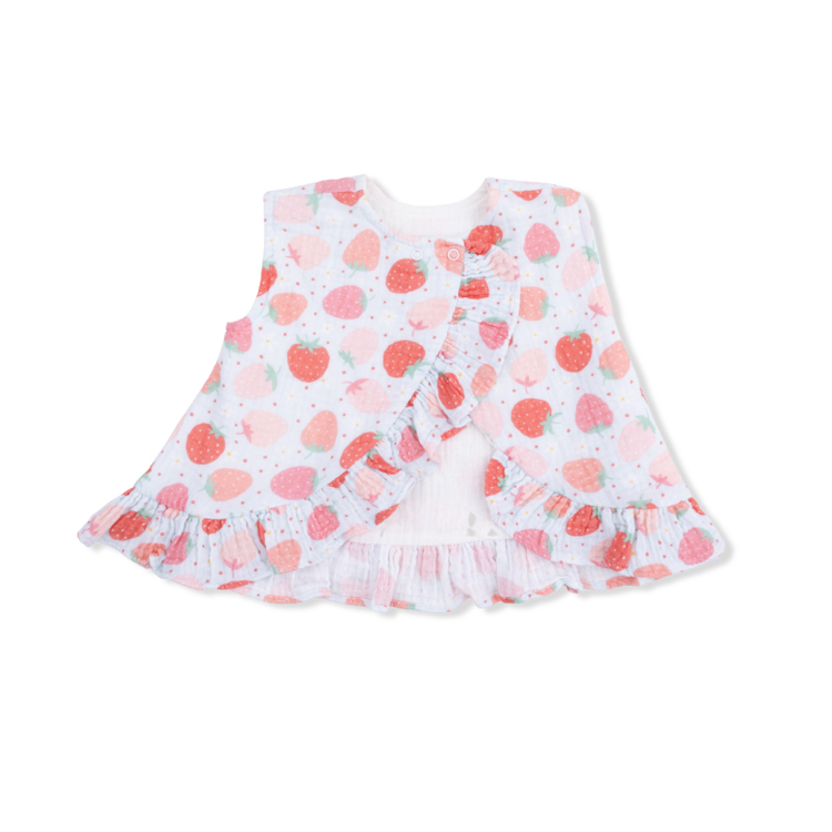 Angel Dear Strawberry Bliss Ruffle Bloomer