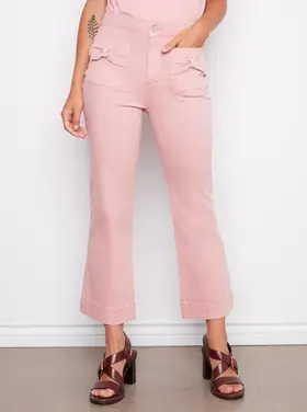 Charlie B Bow Patch Pocket Pants
