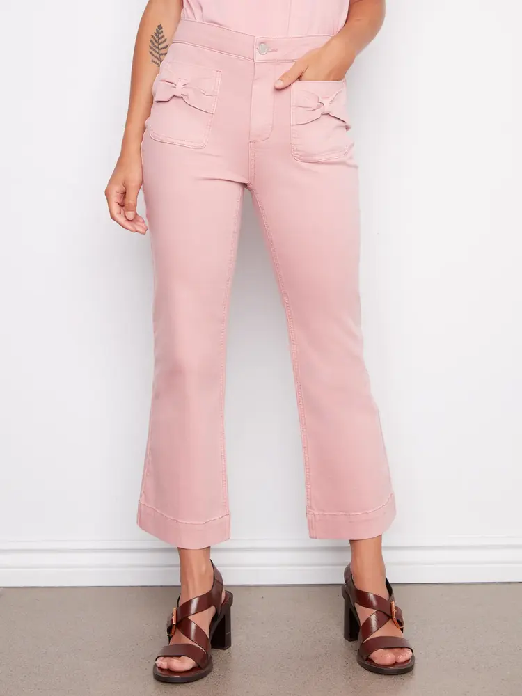 Charlie B Bow Patch Pocket Pants