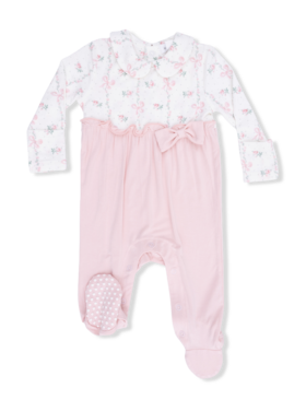 Angel Dear Dainty Buds and Bows - Bow Footie