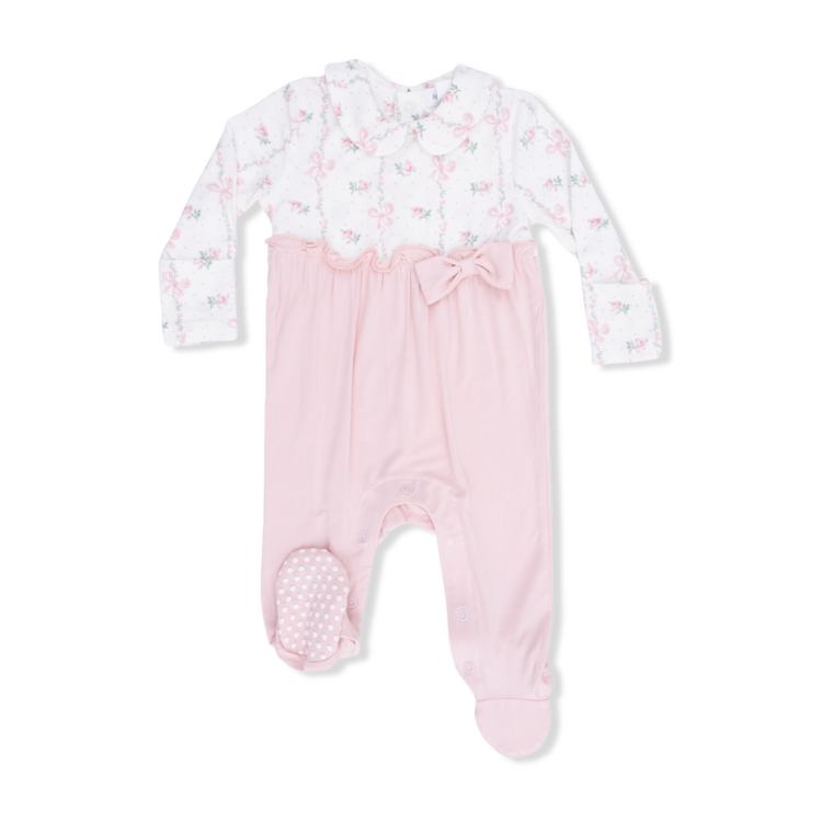 Angel Dear Dainty Buds and Bows - Bow Footie
