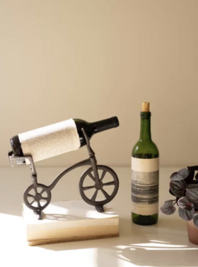 Bicycle Wine Bottle Holder