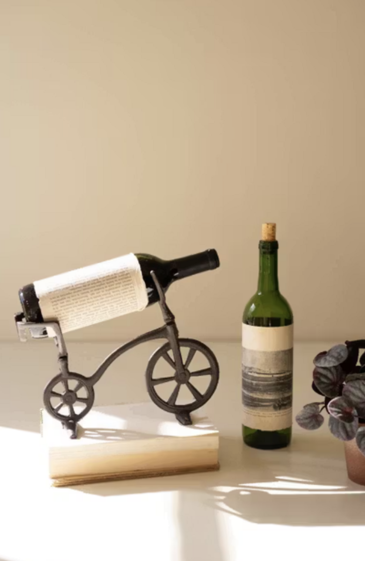 Bicycle Wine Bottle Holder