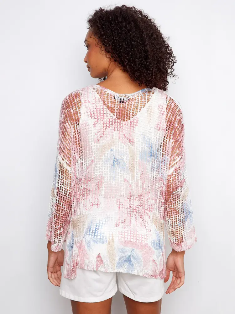 Charlie B 3/4 Sleeve Sweater