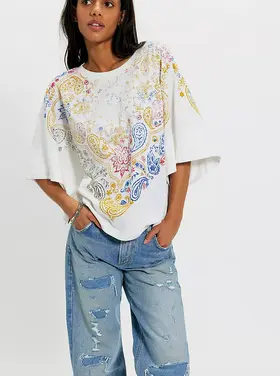 Free People Heirloom Printed Tee