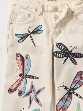 Free People Tennessee Trompe Loeil Pants