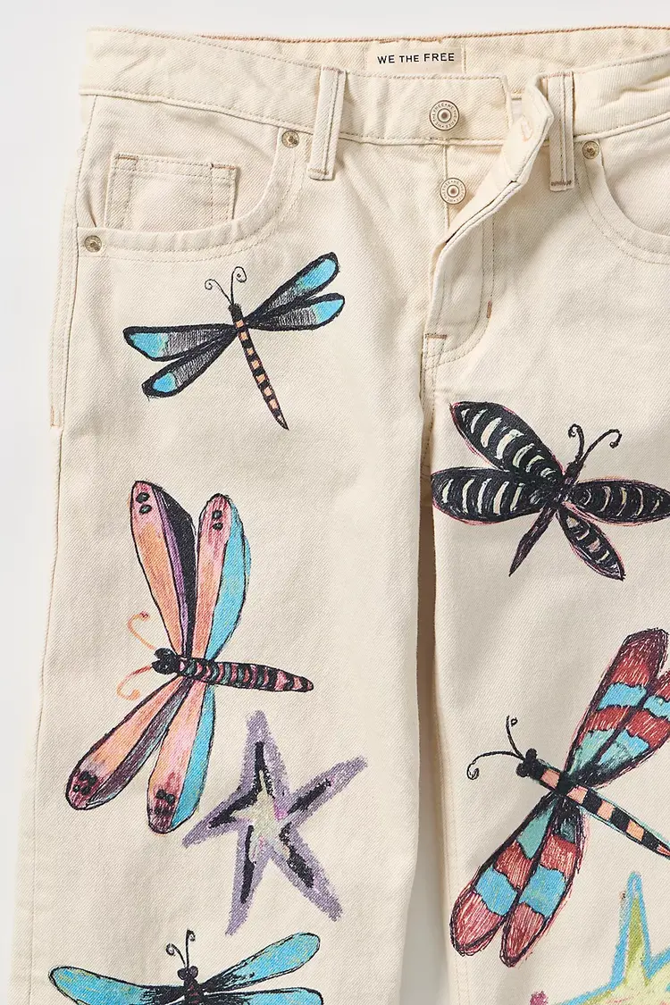 Free People Tennessee Trompe Loeil Pants