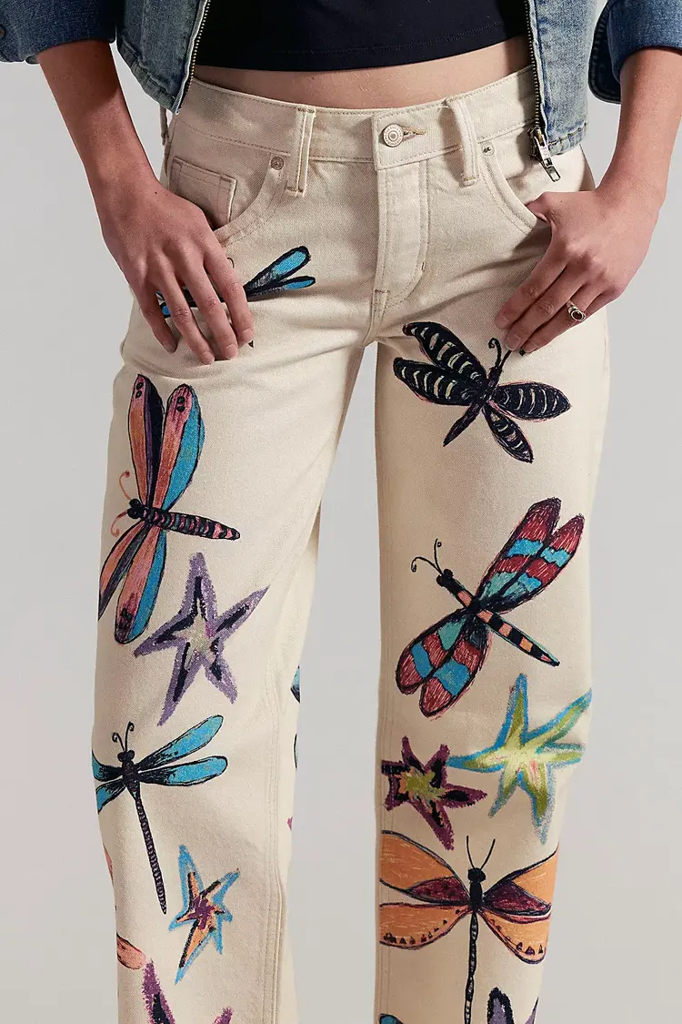 Free People Tennessee Trompe Loeil Pants