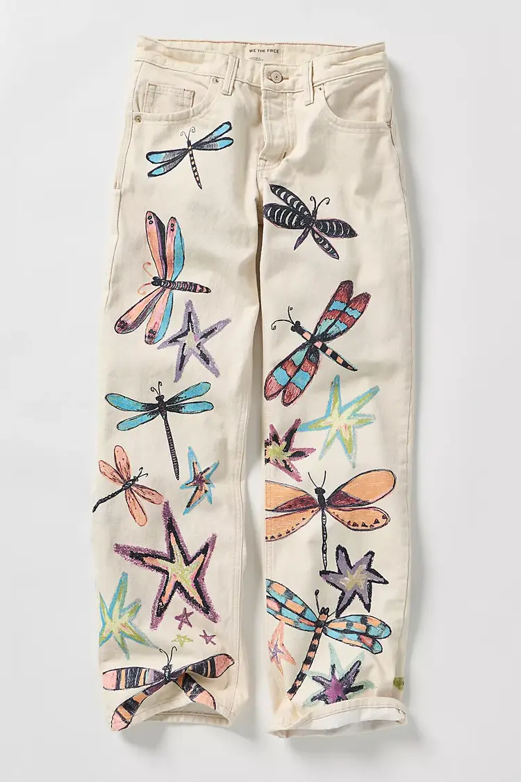 Free People Tennessee Trompe Loeil Pants