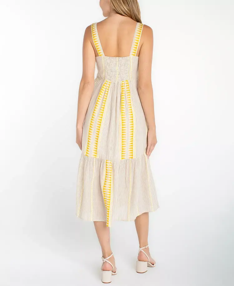 Liverpool Los Angeles Sleeveless Midi Dress