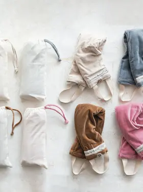 Creative Co-Op Microwaveable Hot/Cold Neck Wrap Filled w/ Lentils & Lavender, 4 Styles