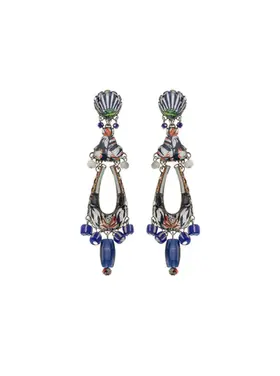 Ayala Bar/ IsArt Blue Domes Earring, Athena
