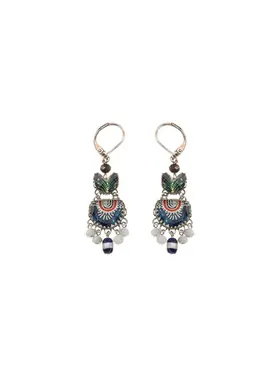 Ayala Bar/ IsArt Blue Domes Earring, Hera