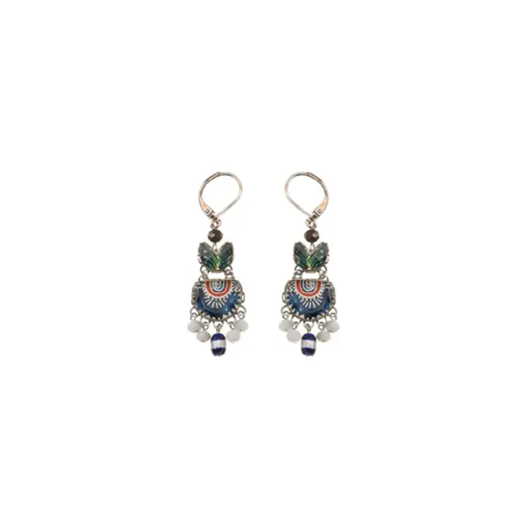 Ayala Bar/ IsArt Blue Domes Earring, Hera