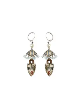 Ayala Bar/ IsArt Neptune's Garden Earring, Agar