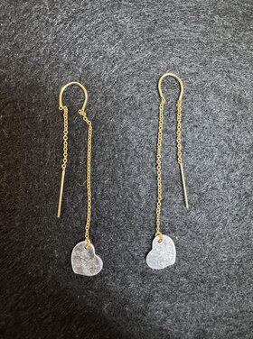 Michelle Gonzalez Designs Earring Drop Heart