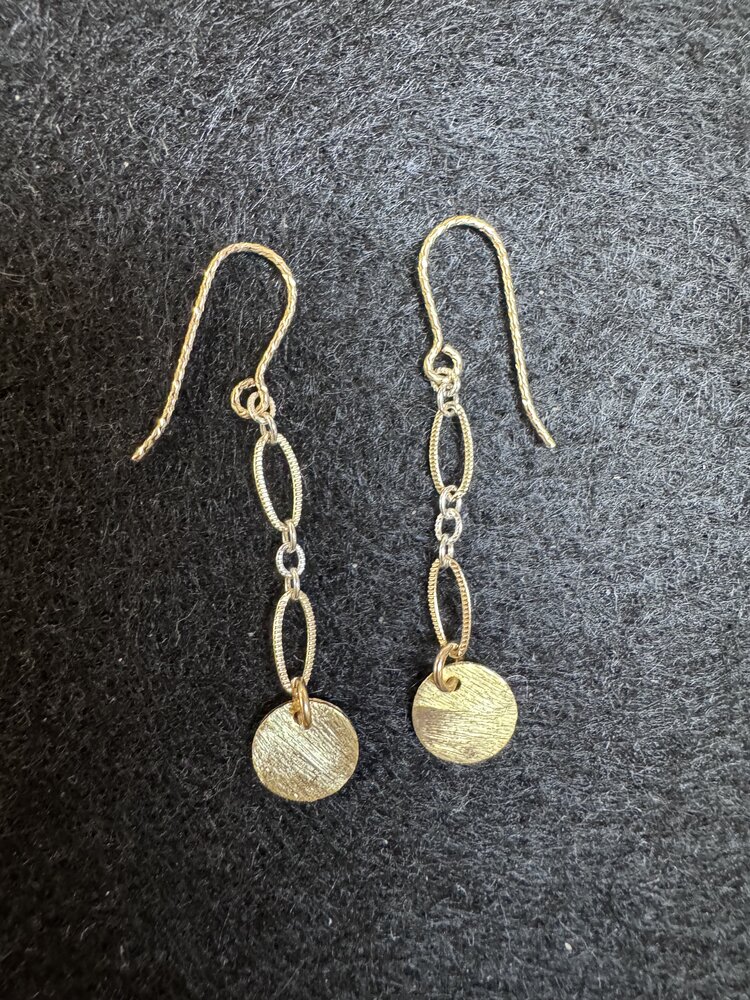 Michelle Gonzalez Designs Earring Gold Dot