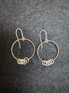 Michelle Gonzalez Designs Earring Gold Hoop