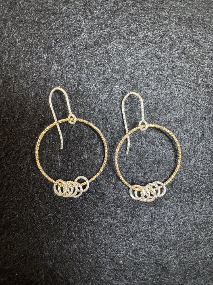 Michelle Gonzalez Designs Earring Gold Hoop