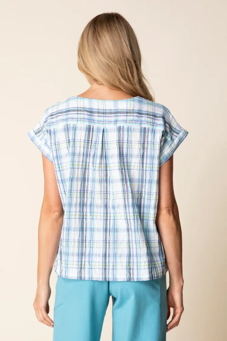 Habitat BLURRED PLAID HARWICH PULLOVER