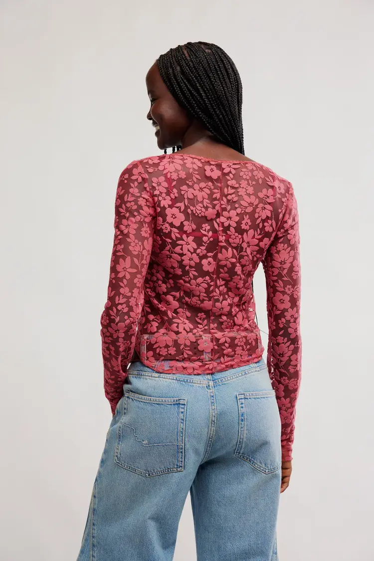 Free People Early Sunsets Layering Top