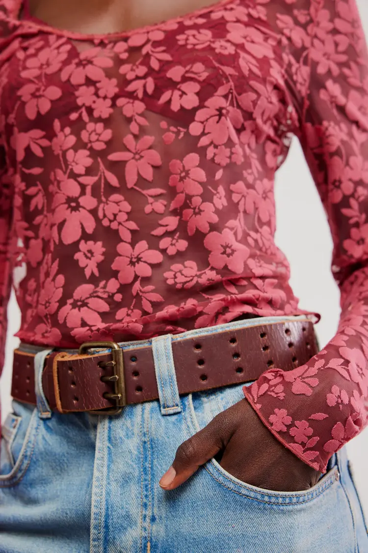 Free People Early Sunsets Layering Top