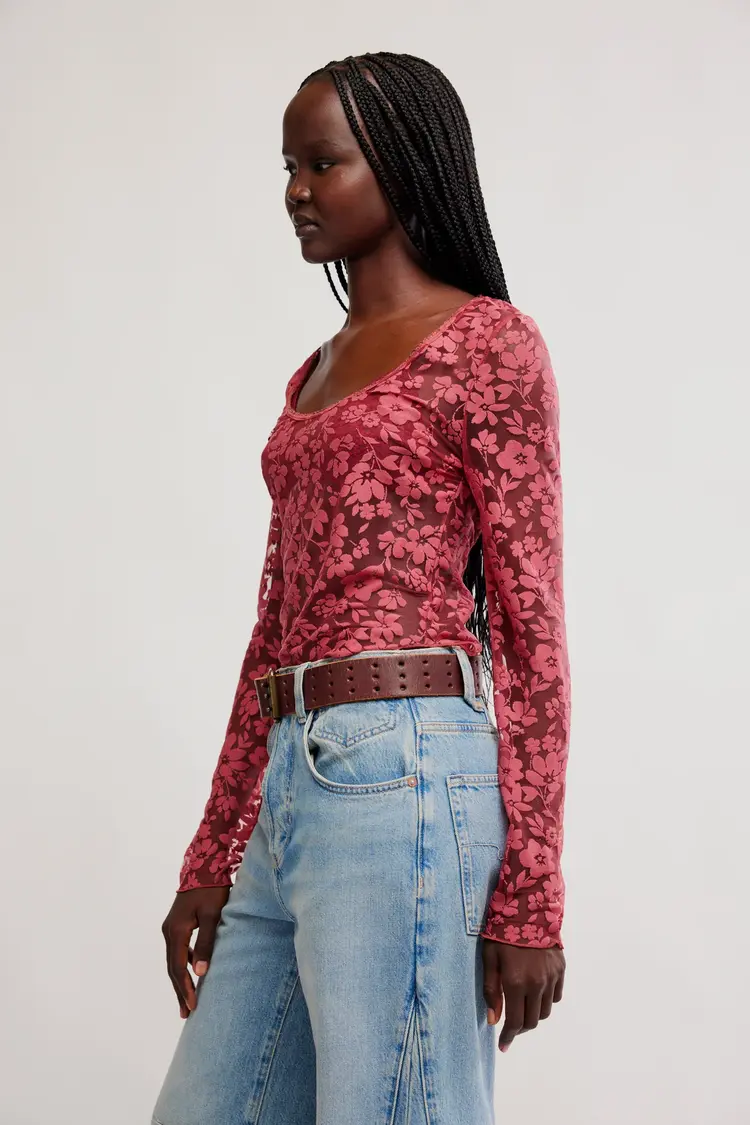 Free People Early Sunsets Layering Top