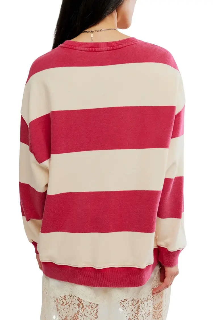 Free People Classic Stripe Crew