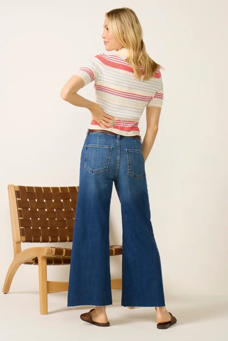 Kut from the Kloth / Swatfame Meg Hi Rise Wide Leg w Patch