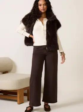 Kut from the Kloth / Swatfame Meg Hi Rise Wide Leg Side Patch