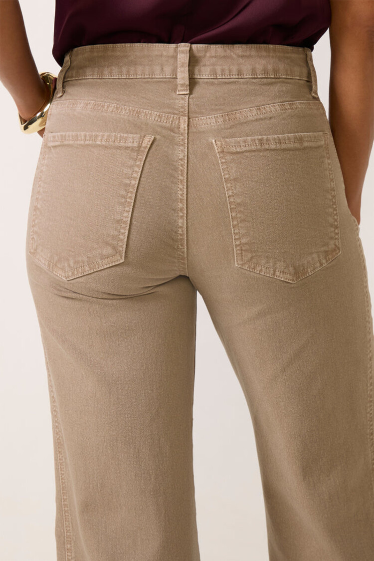 Kut from the Kloth / Swatfame Meg Hi Rise Wide Leg Side Patch