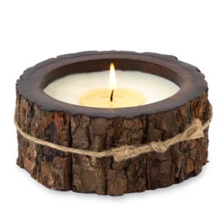 Himalayan Trading Post Tree Bark Pot Sm Grapefruit Pine