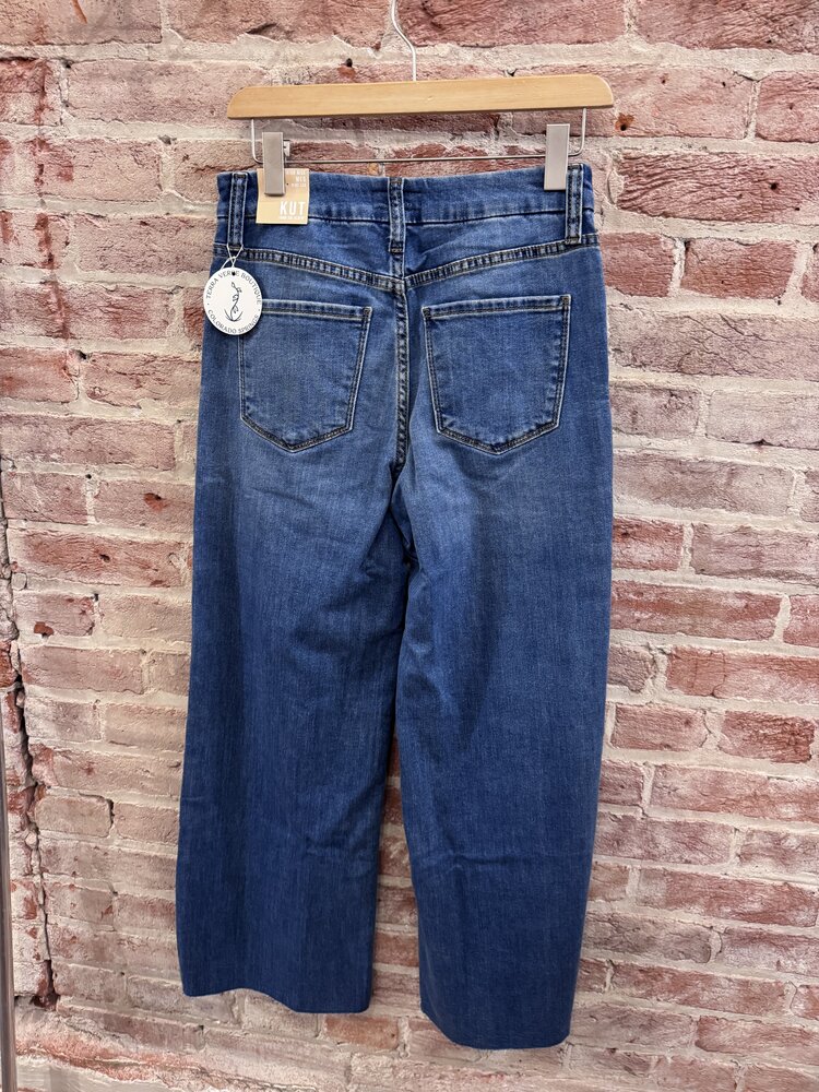Kut from the Kloth / Swatfame Meg Hi Rise Wide Leg Front Pocket