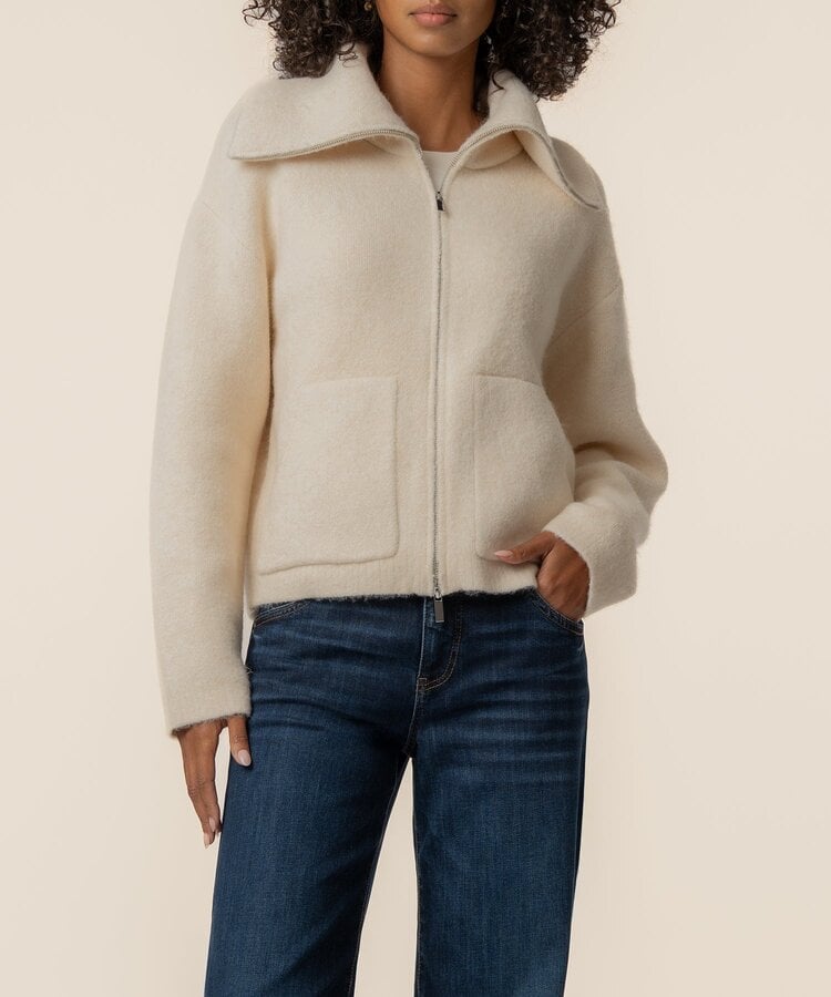 Kut from the Kloth / Swatfame Rue Zip Up Sweater Knit Jacket
