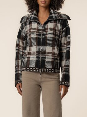 Kut from the Kloth / Swatfame Rue Zip Up Sweater Knit Jacket