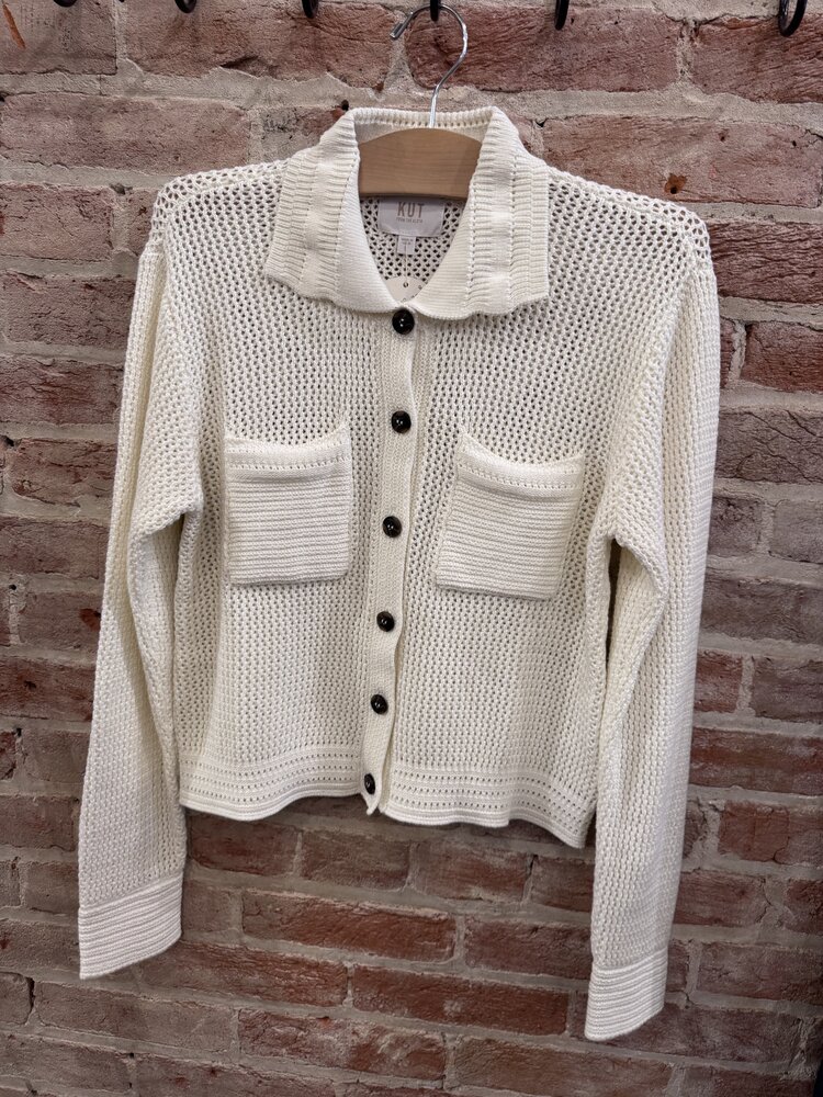 Kut from the Kloth / Swatfame Elena Button Front Sweater Jacket