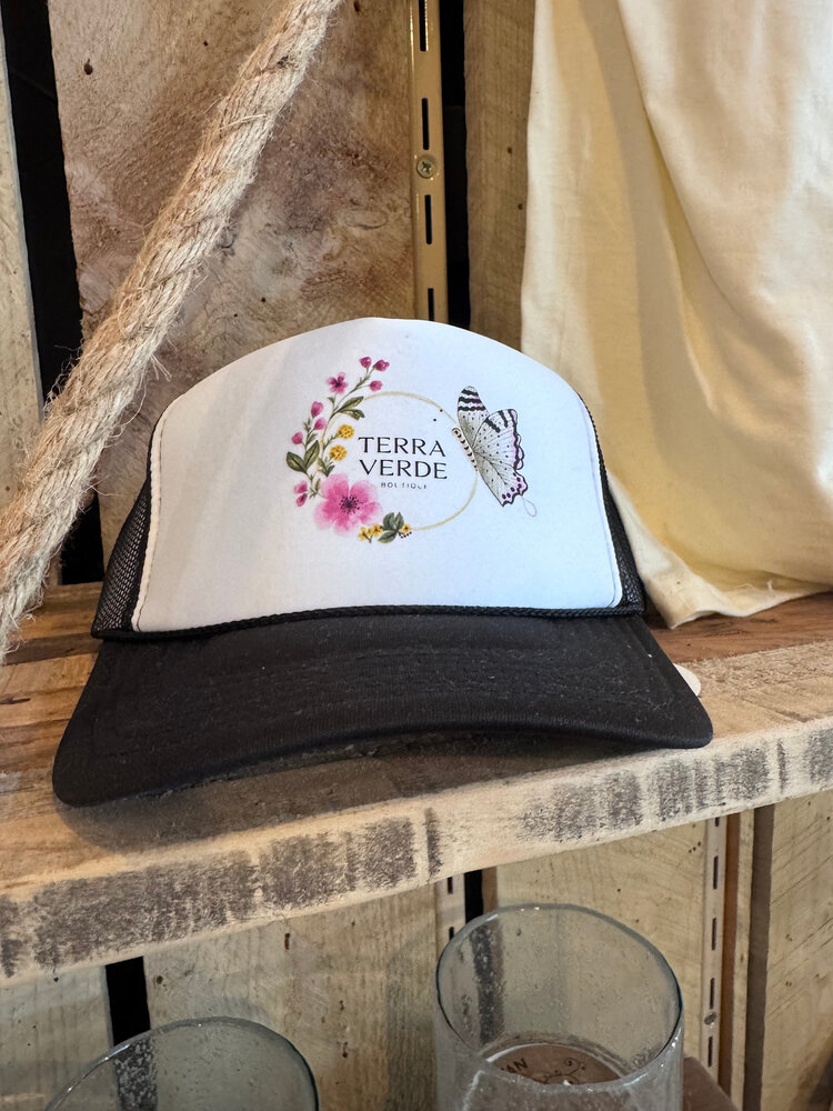 Arnie + Ollie TV Hat Butterfly Black