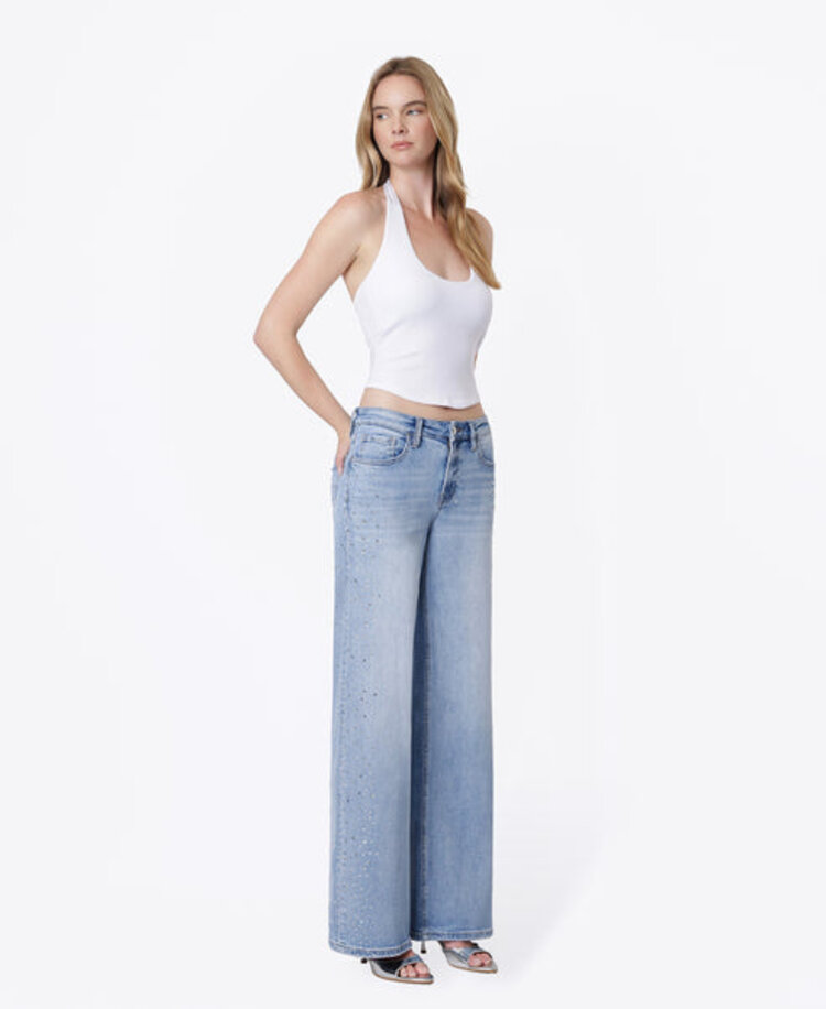Flying Monkey Wide Leg Jewel Pant Hi Rise