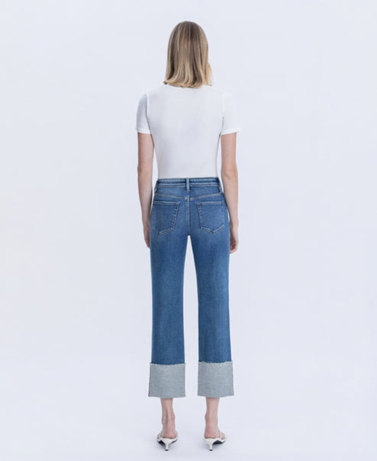 Flying Monkey Crop Straight Jean Hi Rise