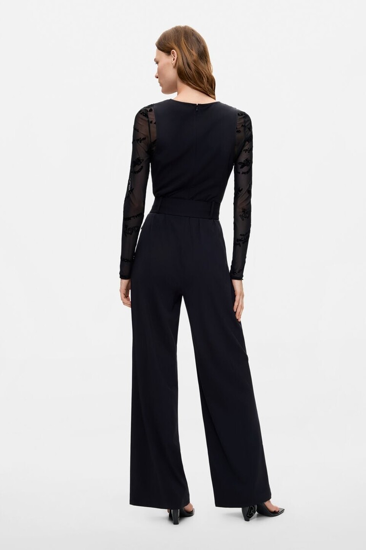 Desigual Zip Up Belted Jumpsuit