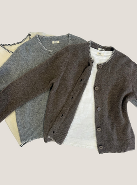 Classic Crewneck Cardi
