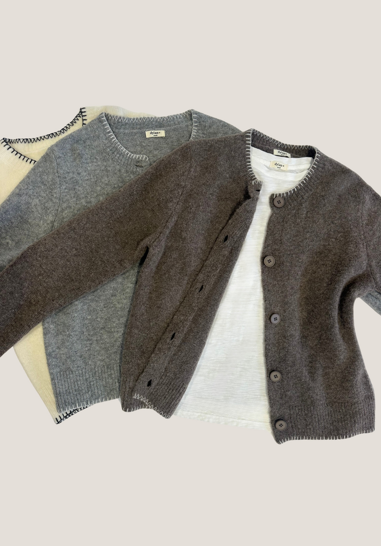 Classic Crewneck Cardi