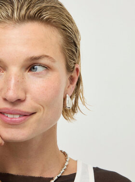 UNO De 50 Corium Earrings Silver