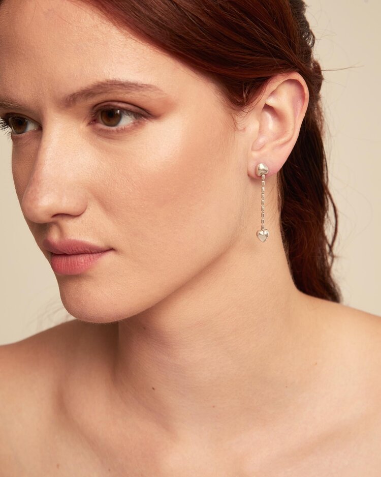 UNO De 50 Cupido Earrings Silver