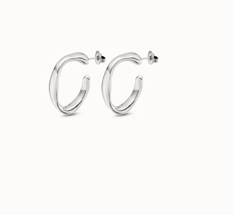 UNO De 50 Earrings Open Your Mind Silver
