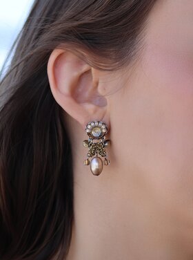 Ayala Bar Drops of Gold Earring, Heiwa