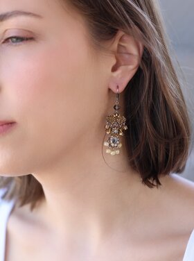 Ayala Bar Drops of Gold Earring, Shizuka