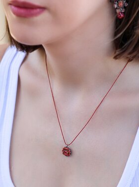 Ayala Bar Mulled Wine Necklace, Shanti