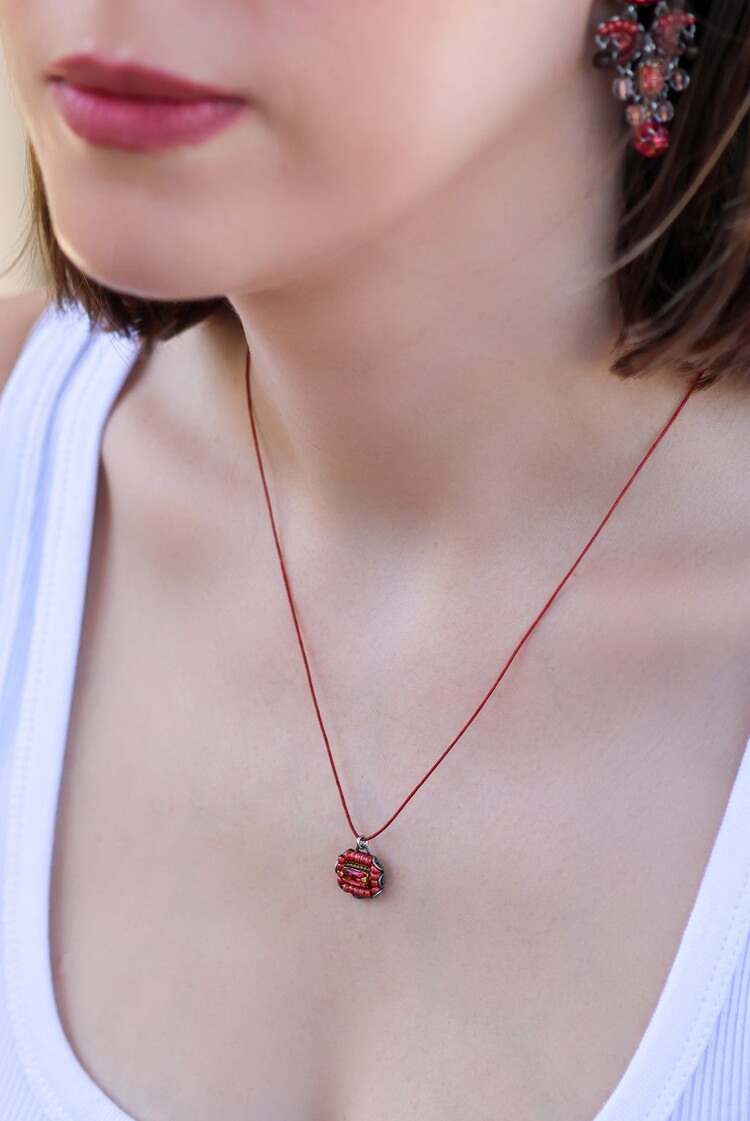 Ayala Bar Mulled Wine Necklace, Shanti