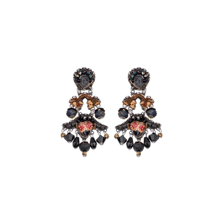 Ayala Bar Obsidian Night Earrings, Sumi